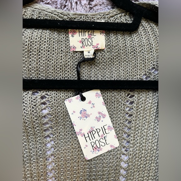 Knit cardigan-green - Picture 5 of 5